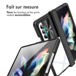 iMoshion Coque arrière Camslider Samsung Galaxy Z Fold 4 - Noir