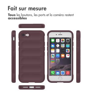 iMoshion Coque arrière EasyGrip iPhone SE (2022 / 2020) / 8 / 7 - Aubergine