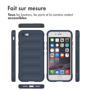 iMoshion Coque arrière EasyGrip iPhone SE (2022 / 2020) / 8 / 7 - Bleu foncé