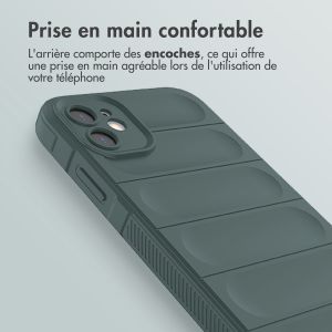 iMoshion Coque arrière EasyGrip iPhone 11 - Vert foncé