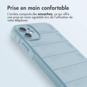 iMoshion Coque arrière EasyGrip iPhone 11 - Bleu clair