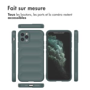 iMoshion Coque arrière EasyGrip iPhone 11 Pro Max - Vert foncé