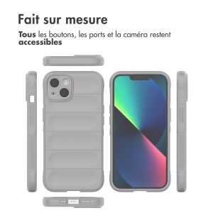 iMoshion Coque arrière EasyGrip iPhone 13 - Gris