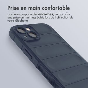 iMoshion Coque arrière EasyGrip iPhone 13 - Bleu foncé