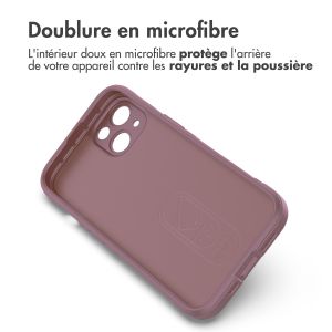 iMoshion Coque arrière EasyGrip iPhone 13 - Violet