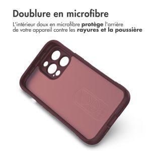 iMoshion Coque arrière EasyGrip iPhone 13 Pro - Aubergine