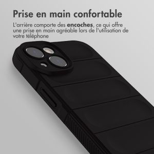 iMoshion Coque arrière EasyGrip iPhone 14 - Noir