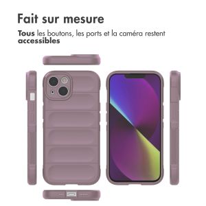 iMoshion Coque arrière EasyGrip iPhone 14 - Violet