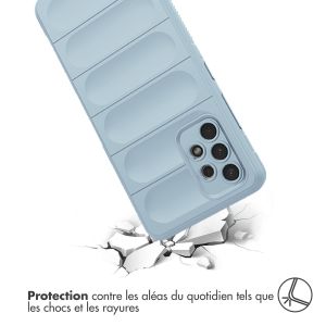 iMoshion Coque arrière EasyGrip Samsung Galaxy A32 (4G) - Bleu clair