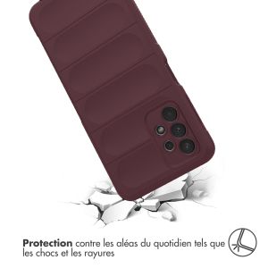 iMoshion Coque arrière EasyGrip Samsung Galaxy A32 (5G) - Aubergine