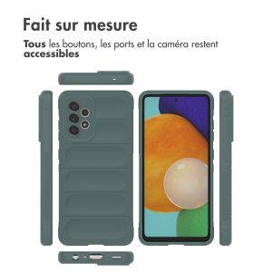 iMoshion Coque arrière EasyGrip Samsung Galaxy A52(s) (5G/4G) - Vert foncé