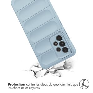iMoshion Coque arrière EasyGrip Samsung Galaxy A52(s) (5G/4G) - Bleu clair