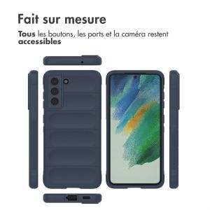 iMoshion Coque arrière EasyGrip Samsung Galaxy S21 FE - Bleu foncé