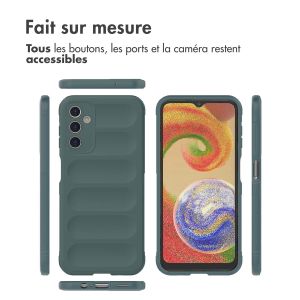 iMoshion Coque arrière EasyGrip Samsung Galaxy A14 (5G/4G) - Vert foncé