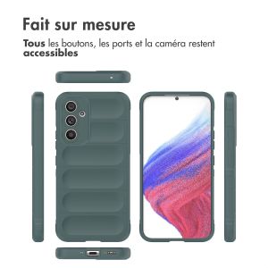 iMoshion Coque arrière EasyGrip Samsung Galaxy A54 (5G) - Vert foncé