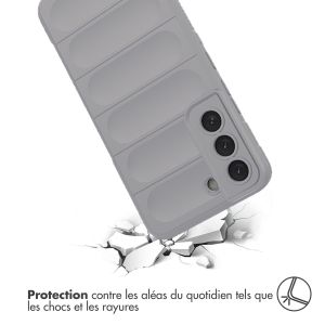 iMoshion Coque arrière EasyGrip Samsung Galaxy S22 - Gris