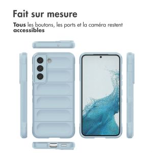 iMoshion Coque arrière EasyGrip Samsung Galaxy S22 - Bleu clair