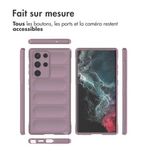 iMoshion Coque arrière EasyGrip Samsung Galaxy S22 Ultra - Violet