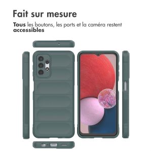 iMoshion Coque arrière EasyGrip Samsung Galaxy A13 (4G) - Vert foncé