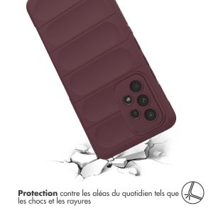 iMoshion Coque arrière EasyGrip Samsung Galaxy A53 - Aubergine