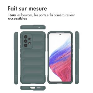 iMoshion Coque arrière EasyGrip Samsung Galaxy A53 - Vert foncé