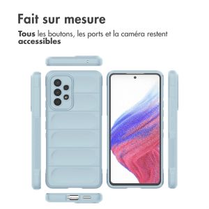 iMoshion Coque arrière EasyGrip Samsung Galaxy A53 - Bleu clair