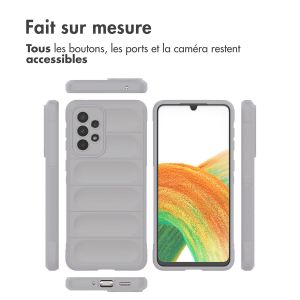 iMoshion Coque arrière EasyGrip Samsung Galaxy A33 - Gris