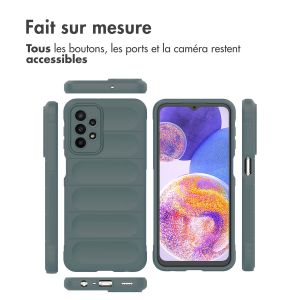 iMoshion Coque arrière EasyGrip Samsung Galaxy A23 (5G) - Vert foncé
