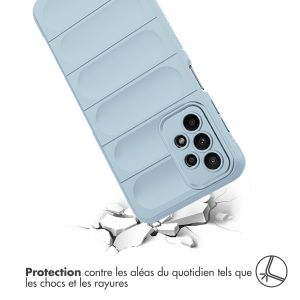 iMoshion Coque arrière EasyGrip Samsung Galaxy A23 (5G) - Bleu clair
