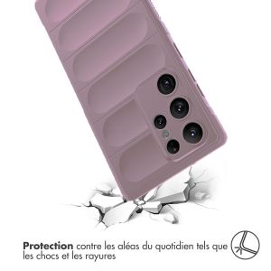 iMoshion Coque arrière EasyGrip Samsung Galaxy S23 Ultra - Violet