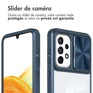 iMoshion Coque arrière Camslider Samsung Galaxy A33 - Bleu foncé