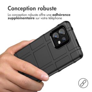 iMoshion Coque Arrière Rugged Shield Motorola Edge 40 Pro - Noir