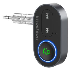 Récepteur Bluetooth Aux pour voiture, adaptateur de voiture Bluetooth Aux  3,5 mm, récepteur de musique audio Bluetooth 5.0, adaptateur Bluetooth