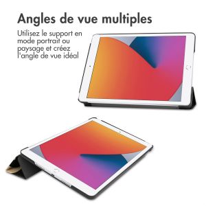 iMoshion Coque tablette Design Trifold iPad 10.2 (2019 / 2020 / 2021) - Stars Sky