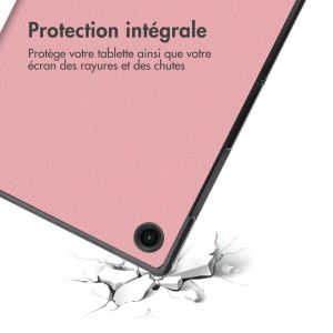 iMoshion Coque tablette Design Trifold Samsung Galaxy Tab A8 - Floral Pink