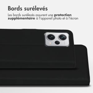 Accezz Étui de téléphone portefeuille Wallet Xiaomi Redmi Note 12 Pro Plus - Noir