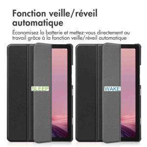 iMoshion Coque tablette Trifold Lenovo Tab M9 - Noir