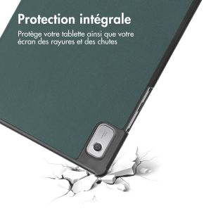 iMoshion Coque tablette Trifold Lenovo Tab M9 - Vert foncé