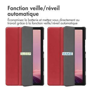 iMoshion Coque tablette Trifold Lenovo Tab M9 - Rouge