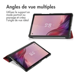 iMoshion Coque tablette Trifold Lenovo Tab M9 - Rouge