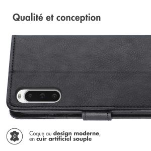 iMoshion Étui de téléphone portefeuille Luxe Sony Xperia 10 V - Noir