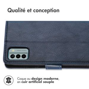 iMoshion Étui de téléphone portefeuille Luxe Nokia G22 - Bleu foncé
