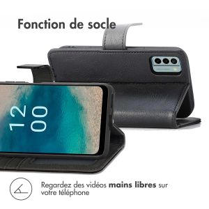 iMoshion Étui de téléphone portefeuille Luxe Nokia G22 - Noir