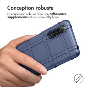 iMoshion Coque Arrière Rugged Shield Sony Xperia 10 V - Bleu foncé