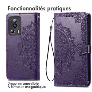 iMoshion Etui de téléphone portefeuille Mandala Xiaomi 13 Lite - Violet