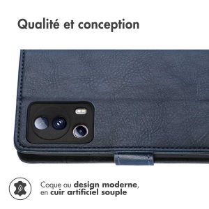 iMoshion Étui de téléphone portefeuille Luxe Xiaomi 13 Lite - Bleu foncé