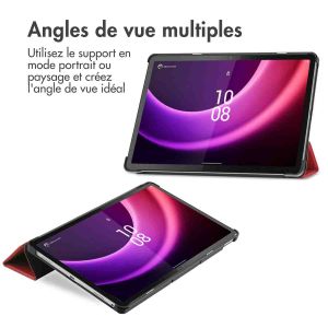 iMoshion Coque tablette Trifold Lenovo Tab P11 (2nd gen) - Rouge