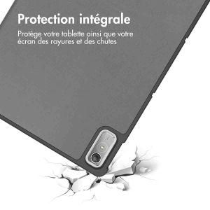 iMoshion Coque tablette Trifold Lenovo Tab P11 (2nd gen) - Gris