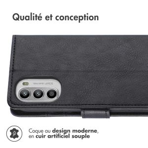 iMoshion Étui de téléphone portefeuille Luxe Motorola Moto G53 - Noir
