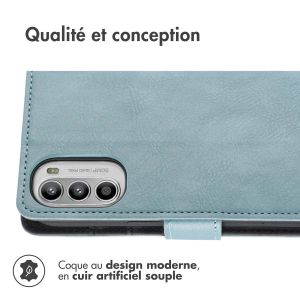 iMoshion Étui de téléphone portefeuille Luxe Motorola Moto G53 - Bleu clair